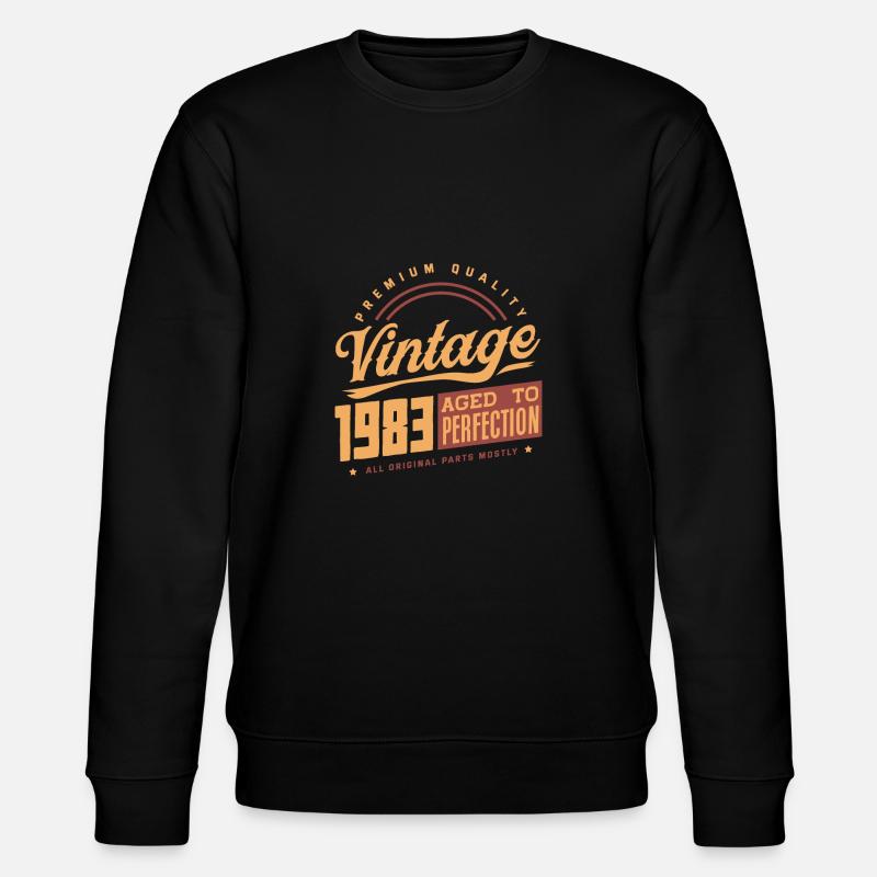 Anniversaire 1983 - Sweat bio CHANGER Stanley/Stella Unisexe - noir
