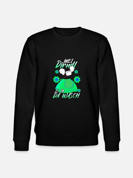 Dirndl Ersatz Wäsche - Stanley/Stella Unisex Bio-Sweatshirt CHANGER  - Schwarz