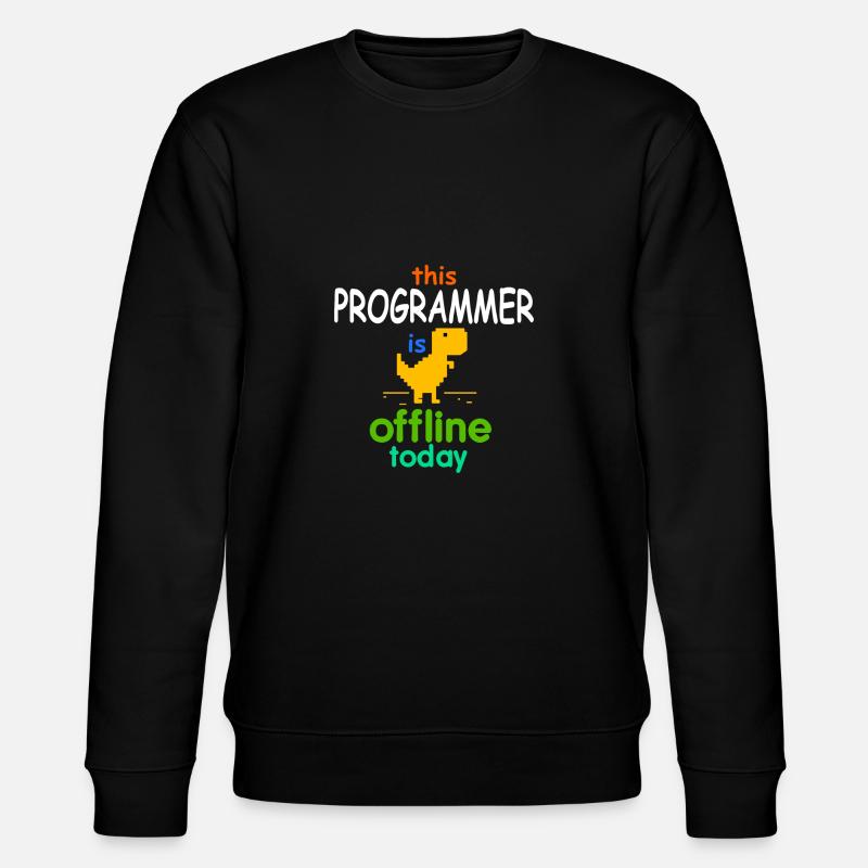 Programmierer ist offline - Stanley/Stella Unisex Bio-Sweatshirt CHANGER  - Schwarz
