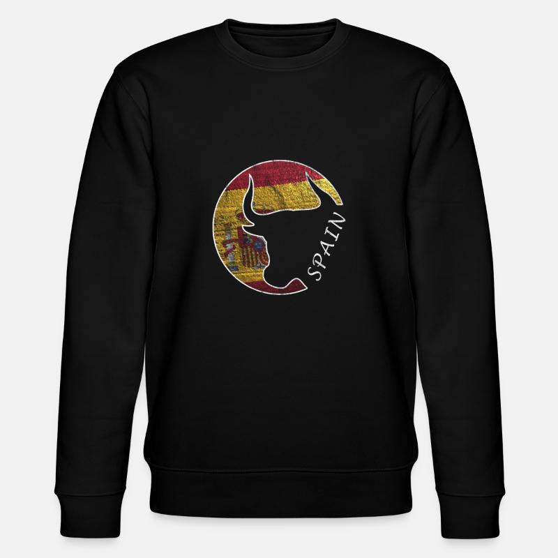 Espagne, pavillon, Espagnol, Espagnol - Sweat bio CHANGER Stanley/Stella Unisexe - noir