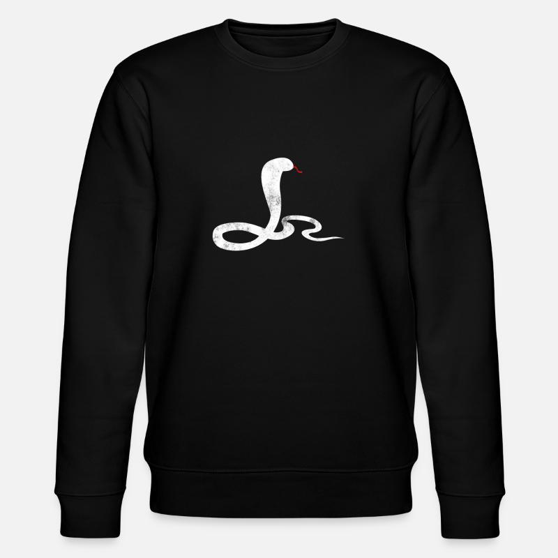 Serpent Langue rouge - Sweat bio CHANGER Stanley/Stella Unisexe - noir