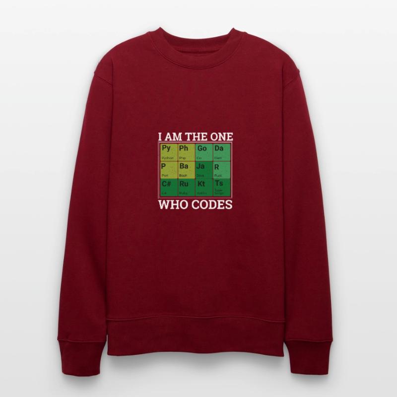 "Period Table Programming" | Programmierer Stanley/Stella Unisex Bio-Sweatshirt CHANGER 