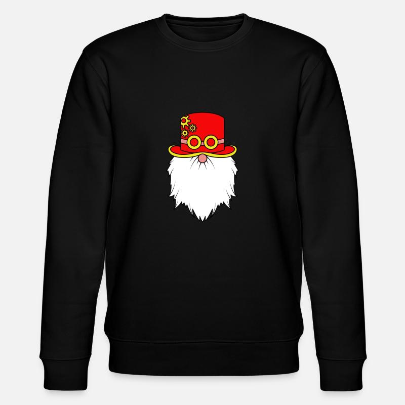 Steampunk-Zwerge - Stanley/Stella Unisex Bio-Sweatshirt CHANGER  - Schwarz