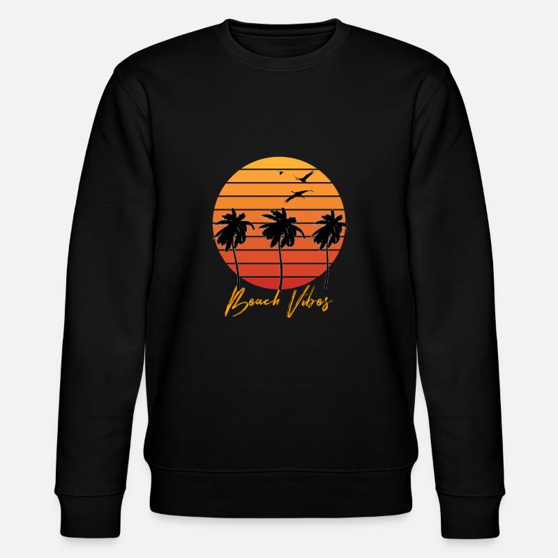 Sommer Sommer Sommer - Stanley/Stella Unisex Bio-Sweatshirt CHANGER  - Schwarz