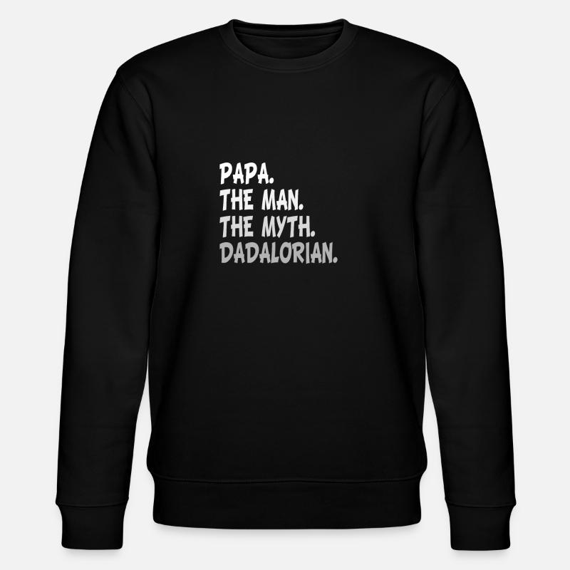 Père fils Dadalorian - Sweat bio CHANGER Stanley/Stella Unisexe - noir