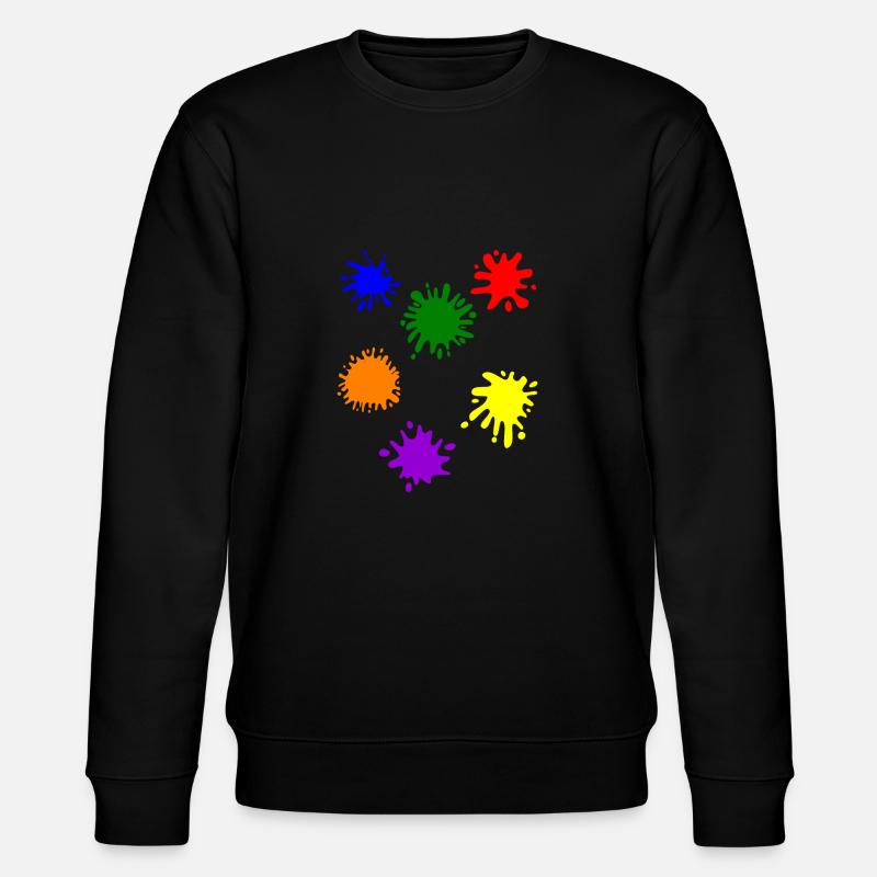 Taches de couleur - Sweat bio CHANGER Stanley/Stella Unisexe - noir