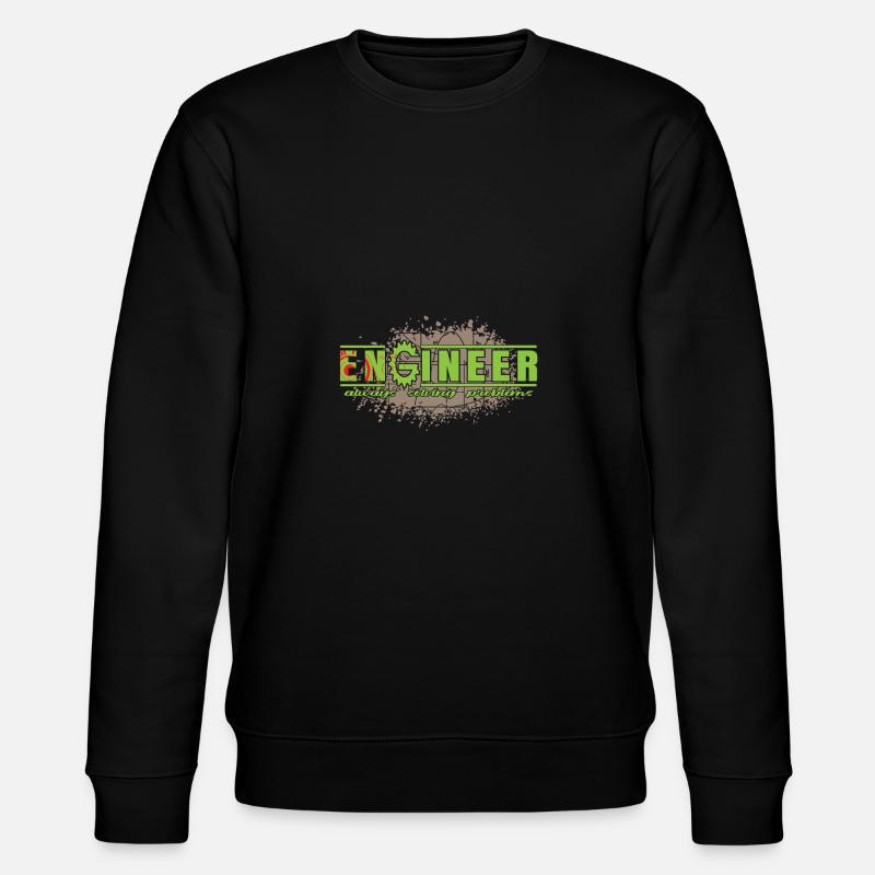 Engineer - Engineer - Stanley/Stella CHANGER Unisex Organic Sweatshirt - black