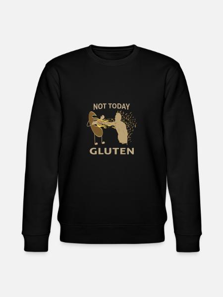 Funny gluten free gift - Stanley/Stella CHANGER Unisex Organic Sweatshirt - black