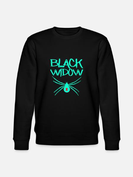 Black Widow Black Widow Spider - Stanley/Stella CHANGER Unisex Organic Sweatshirt - black