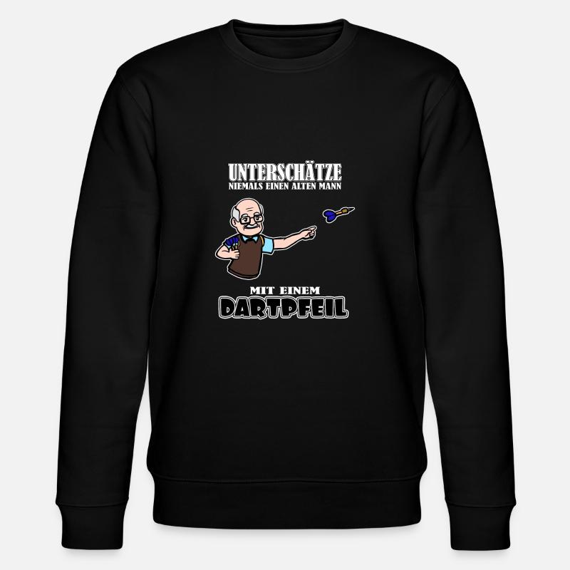 Dart alten Mann - Stanley/Stella Unisex Bio-Sweatshirt CHANGER  - Schwarz