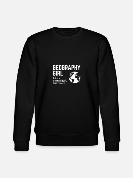 Geographie Mädchen - Stanley/Stella Unisex Bio-Sweatshirt CHANGER - Schwarz