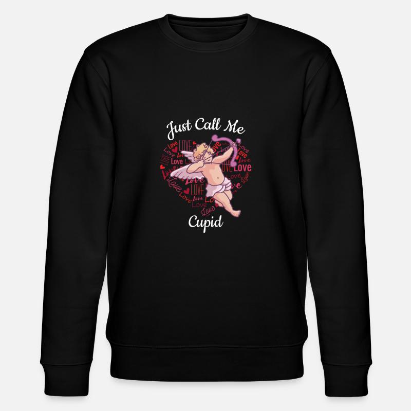 Appelez-moi juste Cupidon - Sweat bio CHANGER Stanley/Stella Unisexe - noir