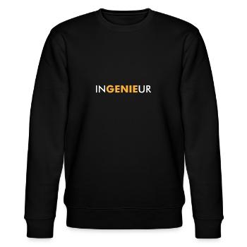 Ingenieur Genie Maschinenbau Student Techniker - Stanley/Stella Unisex Bio-Sweatshirt CHANGER  - Schwarz - Vorne - Nik (191cm) & Marisol (170cm)