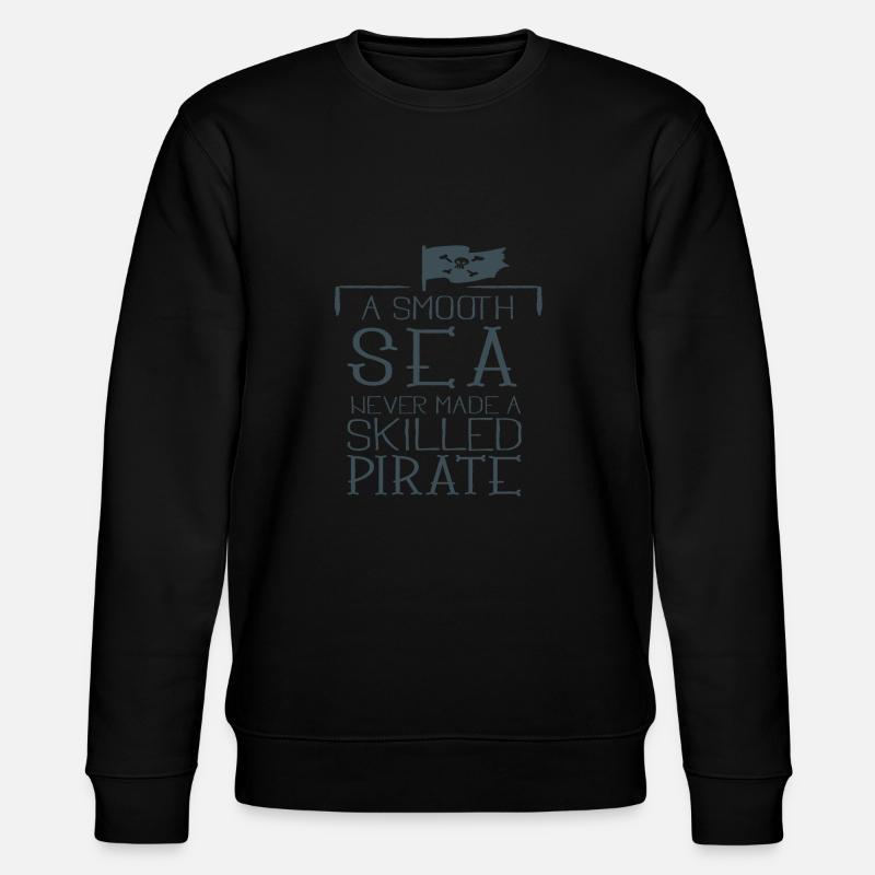 Pirat - Stanley/Stella Unisex Bio-Sweatshirt CHANGER  - Schwarz