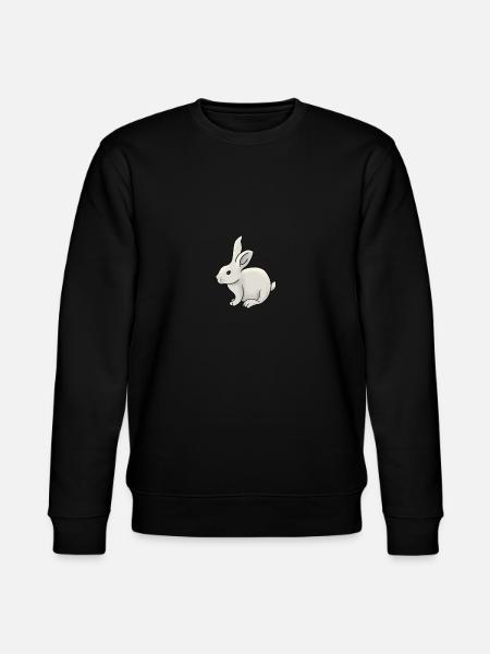 Cute hand-drawn rabbit - Stanley/Stella CHANGER Unisex Organic Sweatshirt - black