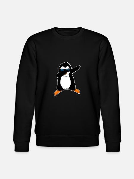 Pingouin dabbing mignon - Sweat bio CHANGER Stanley/Stella Unisexe - noir