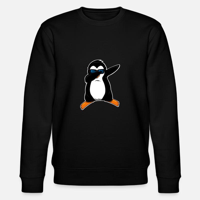 Pingouin dabbing mignon - Sweat bio CHANGER Stanley/Stella Unisexe - noir