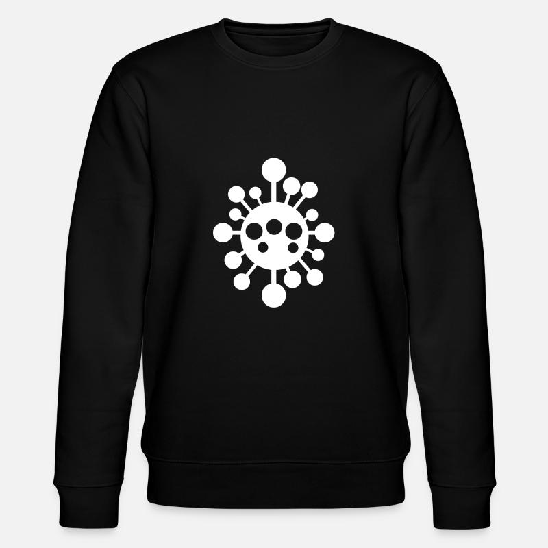 Virus Viruses Bacteria - Stanley/Stella CHANGER Unisex Organic Sweatshirt - black