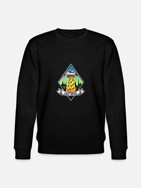 Drôle d’OVNI-alien kidnapping des chaussettes perdues - Sweat bio CHANGER Stanley/Stella Unisexe - noir