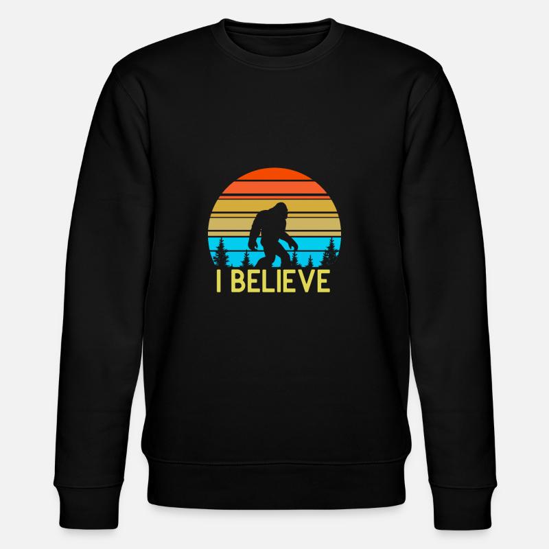 Je crois Bigfoot - Sweat bio CHANGER Stanley/Stella Unisexe - noir