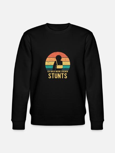 Gips arm opsving ønsker arm brækket arm - Stanley/Stella økologisk unisex-sweatshirt CHANGER  - sort