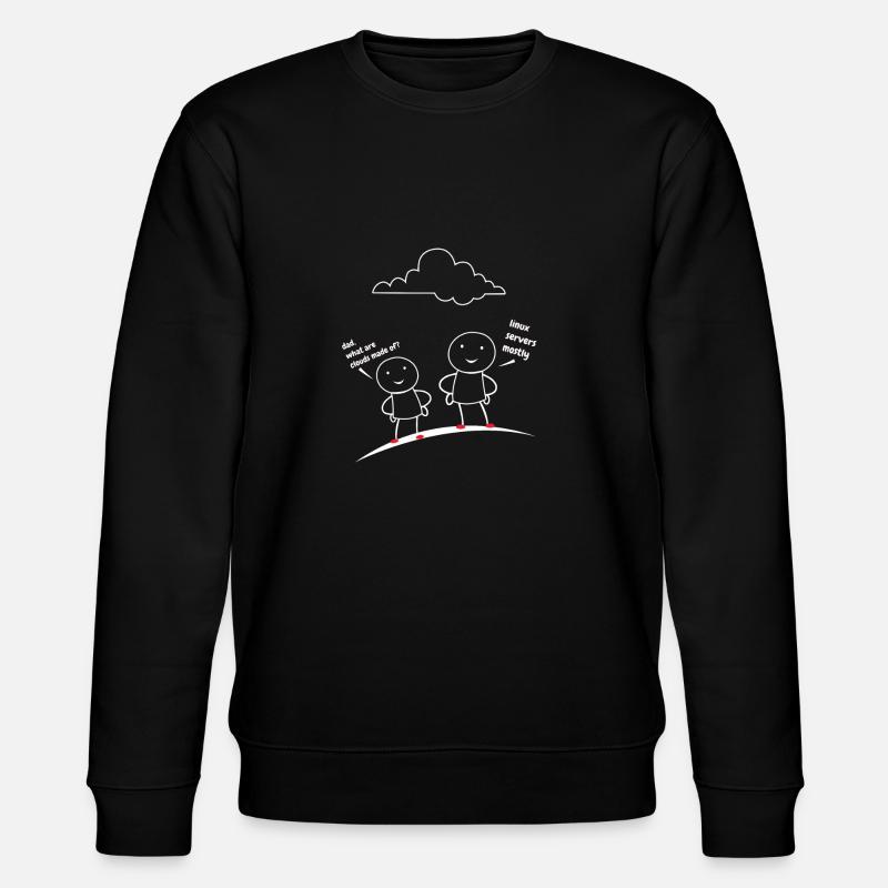 Nuages de serveurs Linux - Sweat bio CHANGER Stanley/Stella Unisexe - noir