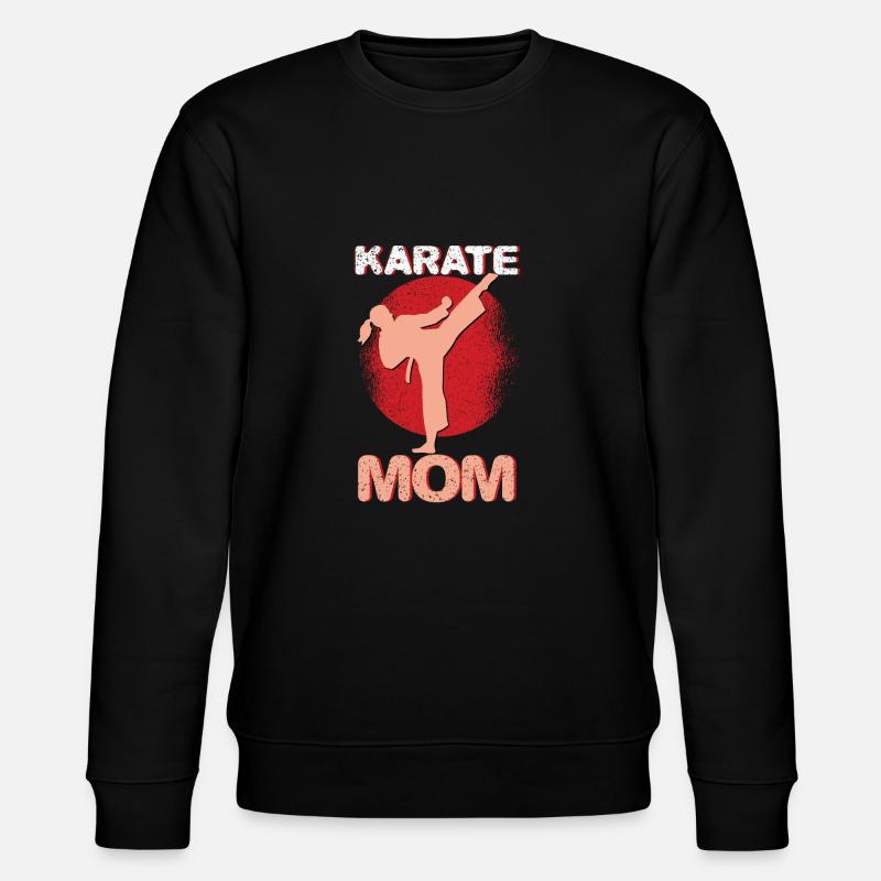 Karaté Maman - Sweat bio CHANGER Stanley/Stella Unisexe - noir