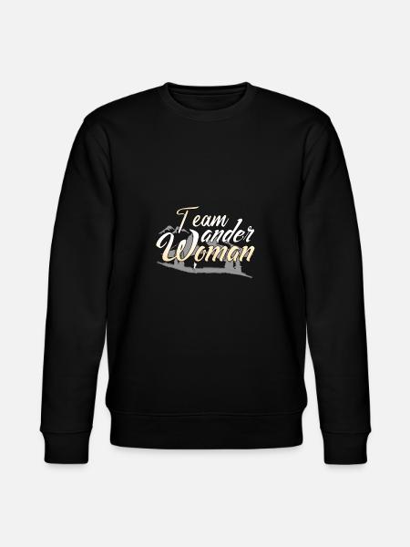 Wander Woman Hiking - Stanley/Stella CHANGER Unisex Organic Sweatshirt - black