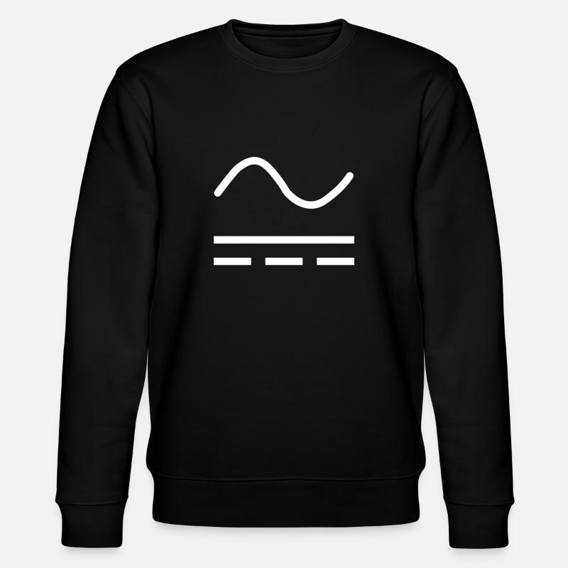 Current flow rate - Stanley/Stella CHANGER Unisex Organic Sweatshirt - black