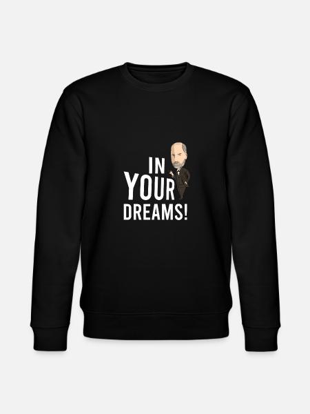 In Deinen Träumen - Stanley/Stella Unisex Bio-Sweatshirt CHANGER - Schwarz