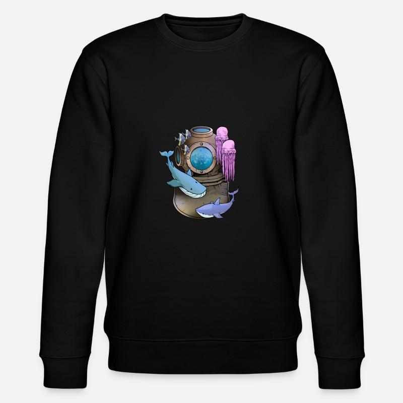 Deep Sea Scuba Diver Gift - Sweat bio CHANGER Stanley/Stella Unisexe - noir