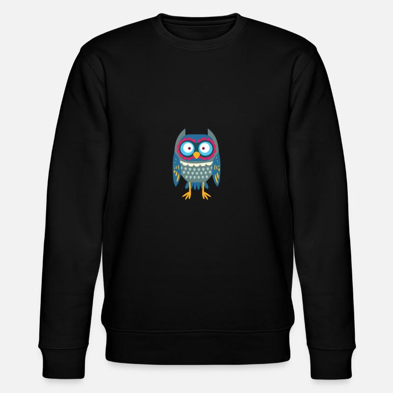 Hibou - Sweat bio CHANGER Stanley/Stella Unisexe - noir