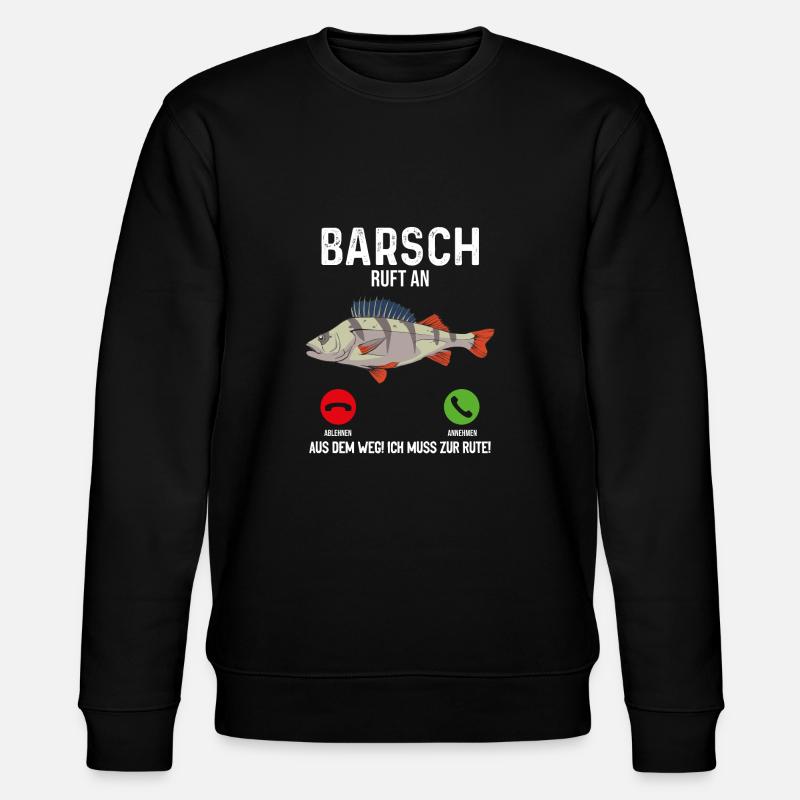 Barsch Angeln - Stanley/Stella Unisex Bio-Sweatshirt CHANGER - Schwarz