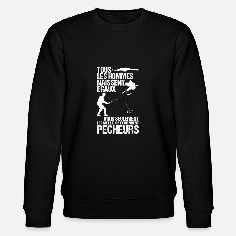 pêche - Stanley/Stella Unisex Bio-Sweatshirt CHANGER  - Schwarz