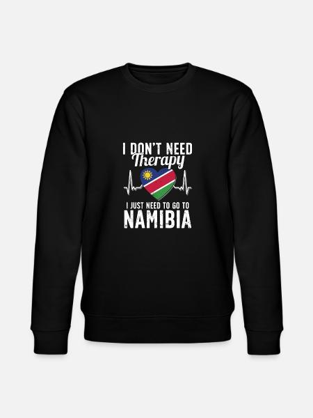 Namibia flag I Namibian Souvenirs - Stanley/Stella CHANGER Unisex Organic Sweatshirt - black