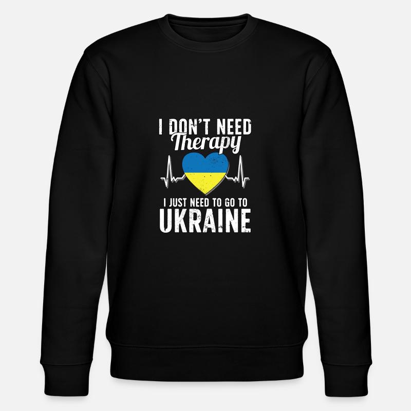 Ukraine flag I Ukrainian Souvenirs - Sweat bio CHANGER Stanley/Stella Unisexe - noir