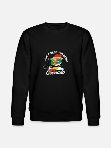 Grenada flag I Grenada Souvenirs - Stanley/Stella CHANGER Unisex Organic Sweatshirt - black