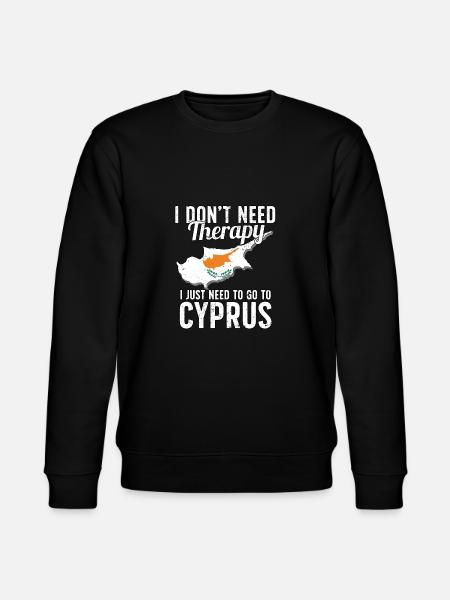 Cyprus flag I Cyprus souvenirs - Stanley/Stella CHANGER Unisex Organic Sweatshirt - black
