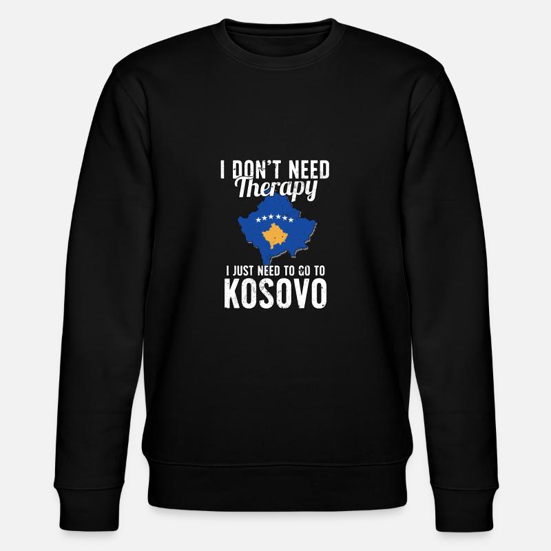 Kosovo flag I Kosovan Souvenirs - Sweat bio CHANGER Stanley/Stella Unisexe - noir