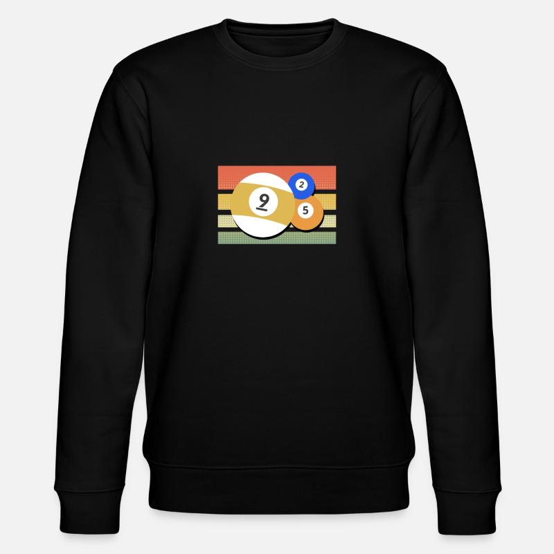 8-Ball pool joueurs billard billard - Sweat bio CHANGER Stanley/Stella Unisexe - noir