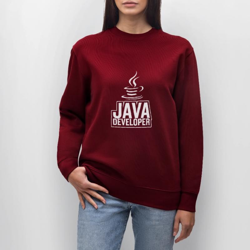 Java Developer Coffee Kaffee Stanley/Stella Unisex Bio-Sweatshirt CHANGER 