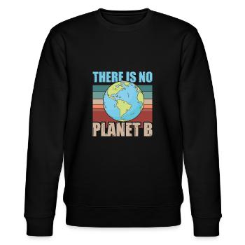 There is no Planet B - Sweat bio CHANGER Stanley/Stella Unisexe - noir - Devant - Nik (191cm) & Marisol (170cm)