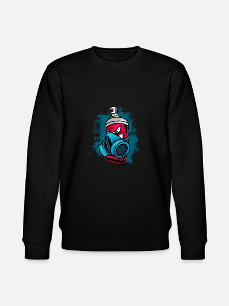 Spray Can Painter Art Graffiti - Stanley/Stella CHANGER Unisex Organic Sweatshirt - black