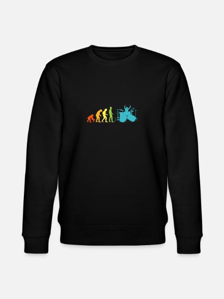Muziekband Drummer Evolution Drumsticks - Stanley/Stella Uniseks bio-sweatshirt CHANGER  - zwart
