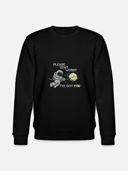 Space Weltraum - Stanley/Stella Unisex Bio-Sweatshirt CHANGER - Schwarz