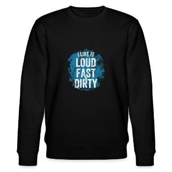 Off-road I Like It Fast Loud And Dirty Offroader - Sweat bio CHANGER Stanley/Stella Unisexe - noir - Devant - Nik (191cm) & Marisol (170cm)