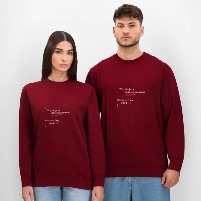 C# Programmierer Witz Code Coder C Sharp Stanley/Stella Unisex Bio-Sweatshirt CHANGER 