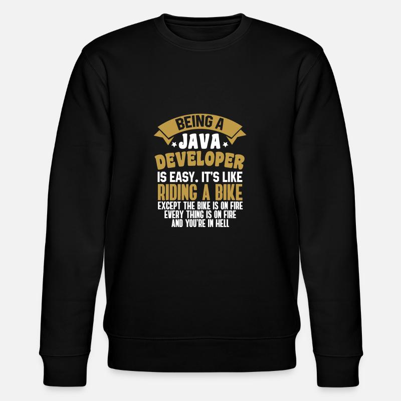 Java Developer - Sweat bio CHANGER Stanley/Stella Unisexe - noir