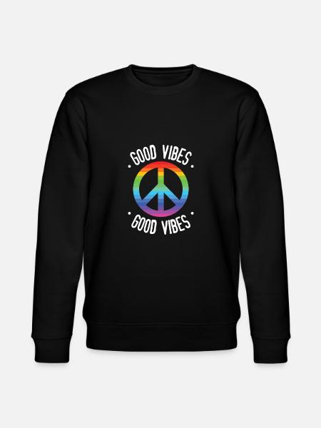 Good Vibes - Stanley/Stella CHANGER Unisex Organic Sweatshirt - black