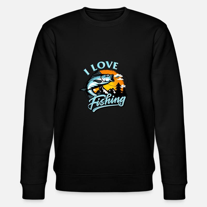 Pêcher les poissons aiment pêcher - Sweat bio CHANGER Stanley/Stella Unisexe - noir